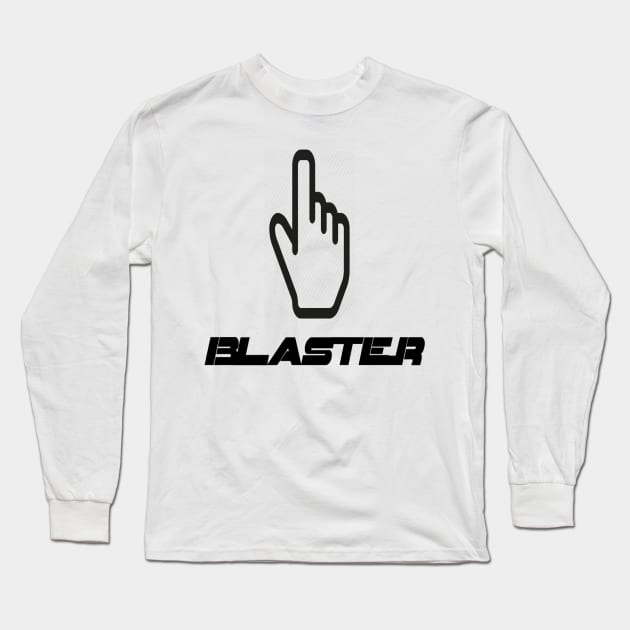 Blaster Long Sleeve T-Shirt by MostlyWrestling